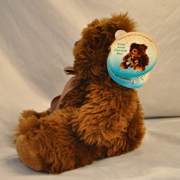 plush sootheze chocolate bear NWT stuffed animal (496w) - Picture 6 of 11